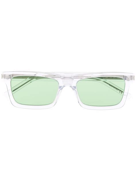 saint laurenttinted 49mm rectangle sunglasses